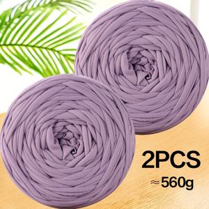TEMU 2개입 280g 대형 롤 티셔츠 실, 크로셰 및 DIY 직조 가방, 매트, 인형 제작용, 다색 실, 수제 크로셰 프로젝트, 가방, 보관 바구니, 요람, 컵 슬리브 등 공예품, 선물, 웨딩 헤드웨어, 어버이날 선물, 100m/롤
