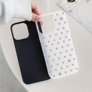 TEMU 폰 케이스: 스타 도트 리듬 패턴, 새로운 도파민 젤리 2-in-1 아이폰 시리즈 케이스 – 아이폰 16/15/14/13/12/11/X/8/7/6 호환 풀 커버리지 대형 홀 디자인