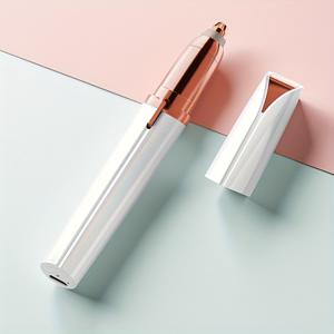 TEMU 25가지 신상 USB 전기 눈썹 트리머, 남녀 모두에게 적합 - 자동 제모 펜, ABS/스테인리스 스틸 재질, 원버튼 작동, 휴대용 디자인 (USB 충전) - 얼굴 및 바디 윤곽 도구, 이상적인 선물