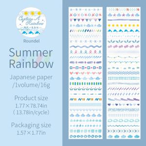 TEMU 무지개 색상의 마스킹 테이프를 포착하세요