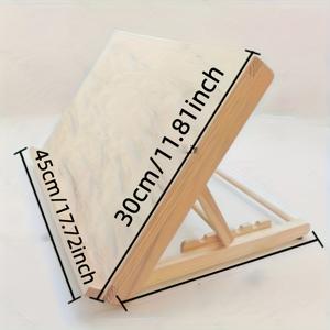 TEMU 조절 가능한 높이 5단 목재 이젤 - 튼튼한 목재 책상용 드로잉 스탠드, 그림, 드로잉, 미술 수업에 적합 - , 미술 파티 및 교실에 이상적