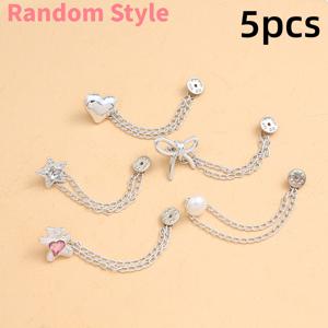 TEMU 여성용 조절 가능한 커프스 클립/옷 클립 5개 세트, 티셔츠 밑단 줄임 조절 버클, 셔츠, 스커트, 정장 및 바지 조절 및 스타일링에 적합, 다양한 스타일, 패셔너블한 사람들에게 좋은 매치