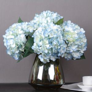 TEMU 3/6개 인공 수국 꽃다발, 수국 줄기 홈 테이블 센터피스 웨딩 장식, 성 패트릭의 날 이스터 장식, 봄 여름 장식