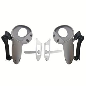 TEMU 새로운 메타 퀘스트 3 VR 장치 핸들 컨트롤러 케이스에 대한 새로운 도착 고품질, 핸들 배터리 상자가 있는 교체 개방형 및 스트랩, 실리콘 + 플라스틱 소재, 실리콘 핸들 컨트롤러 케이스, VR 게임 액세서리(컨트롤러 핸들 및 배터리 제외), 할로윈을 위한 휴일 선물, 추수감사절, 크리스마스