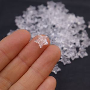 TEMU 별 모양 투명 아크릴 비즈 반짝이는 가장자리 - 8mm & 20mm DIY 주얼리 만들기용, 팔찌 및 목걸이용 공예 비즈, 쉬운 꿰매기를 위한 사전 천공 구멍, 수제 팔찌 제작용 비즈, 장식 액센트, 매끄러운 마감, 수공예가들을 위한 선물, 라마단 선물