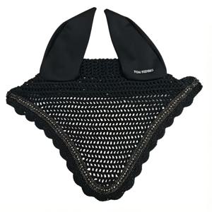 TEMU 수제 말 귀 모자 | 파리 막대 후드 마스크, 폴리에스터 소재, 브랜드: TGW RIDING