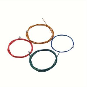 TEMU IRIN B101 전기 베이스 스트링은 코팅된 구리 합금 와인딩으로 제작되었으며, 수입된 육각형 스틸 코어로 제작되었습니다. 니켈 도금된 볼 엔드가 있어 오래 지속되는 산화 저항, 균일한 진동 및 지속적인 음색을 제공합니다. Vib