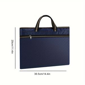 TEMU 더블 레이어 옥스포드 천 비즈니스 오피스 문서 가방 컴퓨터 핸드백