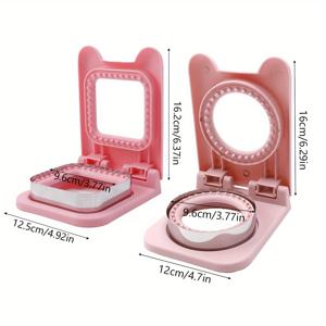 TEMU 2개 세트 핑크 라운드/스퀘어 샌드위치 커터, 파이 커터, 베이킹 몰드, 아침 식사 도구, 피크닉 도구, 학교 아침 식사 만들기 도구, 추수감사절/크리스마스 선물