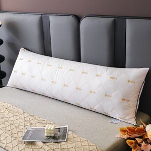 TEMU 1개 자수 롱 바디 베개 - 수면, 경추 & 허리용 - 임산부 베개, 커플 침대, 세탁 가능한 부드러운 슬로우리바운드 충전재 & 통기성 커버, 사계절 홈 & 호텔용 침대 지원