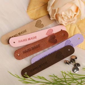 TEMU 수제 태그 40개 세트 | 아프릭트, 다크 브라운, 퍼플, 레드 브라운의 인조 가죽 코바늘 태그 (스카프, 스웨터, 모자, 코트, 장갑, 애완 동물 둥지, 인형, 애완 동물 장난감, 장신구 뜨개질 및 뜨개질용) - 40개 못 포함