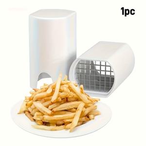 TEMU 1개 감자튀김 44칸 감자 커터 빠른 스테인리스 스틸 프렌치 파이 커터 다기능 감자 분할기 야외 주방 도구