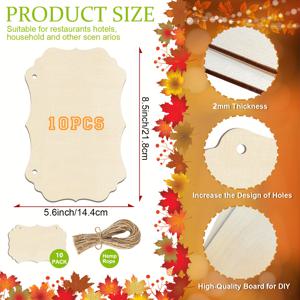 TEMU 10//40개입, 로고가 있는 나무 제품, 빈 나무 판, 빈 나무 아이템, 나무 종이 커팅, 수공예 및 장식품, 파티 장식, 친구 및 가족을 위한 선물, 레이저 커팅, 나무 연소, 건축 모델, 염색