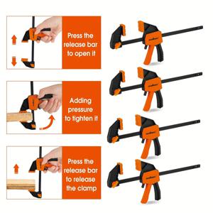 TEMU 8개 스프링 및 바 클램프 세트