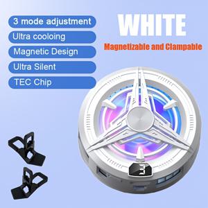 TEMU 휴대용 ABS 라디에이터 (휴대폰용), 마그네틱 쿨링 팬 및 전자 부품 특징, iPhone 16, iPhone 15 Pro Max, Xiaomi 14, Samsung S24 호환 - 모바일 장치 냉각을 위한 추가 장치!