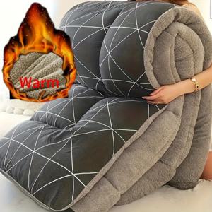 TEMU 1개 양털 겨울 이불