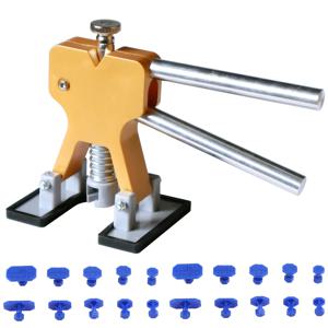 TEMU 21피스 전문가용 자동차 무도장 덴트 제거 도구, 덴트 풀러 리무버, 자동차 수리용 흡착컵 공구, 자동차 수리 기술자용