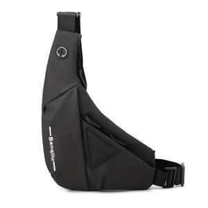 TEMU 남성용 트렌디한 일본 스타일 체스트백, 간편한 숄더백, 웨이스트백, 백팩, 소형 크로스바디 백, 여성용 캔버스 학생 슬링백