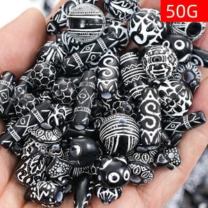 TEMU 50g/100g 바로크 스타일 혼합 아크릴 비즈, 무작위 크기 5-30mm, DIY 쥬얼리, 팔찌, 목걸이, 핸드폰 장식, 비즈 펜, 핸드백 및 배낭 액세서리, 일상 사용에 이상적, 데이, 부활절, 캠퍼스 행사에 완벽한 선물