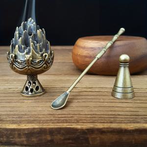 TEMU 세트 세 종류의 향로 - 타워 향로 몰드 도구, 금속 보산 화로 - 요가, 명상 및 휴식에 완벽, 홈 데코, 룸 장식, 어버이날과 크리스마스 선물로 이상적