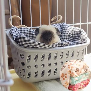TEMU 기니피그 해먹은 아늑한 수면 공간을 제공합니다. 작은 동물용 서식지 액세서리, 탈착식 둥지 패드 포함, 햄스터, 슈가 글라이더, 고슴도치에게 적합합니다.