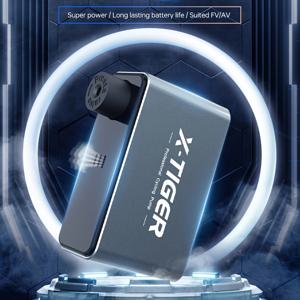 TEMU X-TIGER 120PSI (8.3Bar) 휴대용 전동 자전거 펌프, 듀얼 스크레이더 및 밸브, 압력 게이지 디스플레이, USB 충전식, 원버튼 작동, 자전거 타이어 빠른 공기 주입, 견고한 알루미늄 합금 재질