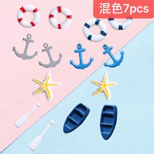 TEMU 해양 별빛 별모양 닻 - DIY 공예, 주얼리 제작, 폰케이스 & 장식용 해양 테마 접착제 - 해양 생물 공예용