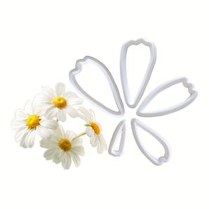 TEMU 꽃 5pcs Fondant 모양 커터 세트 플라스틱 커터 모양 DIY 손수공예 케이크 장식 모양 폴리머 클레이, 도우 모델링