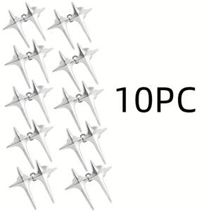 TEMU 10개 허리 버클 바지 조임 도구 스커트 허리 버클 청바지 벨트 조임 단추 핀 고정 옷 브로치 인기 판매