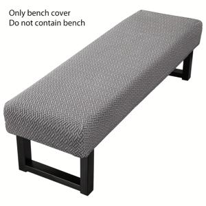 TEMU 긴 벤치, 피아노 스툴, 신발 벤치용 탄성 자카드 보호 커버. 부드럽고 세탁 및 제거 가능한 스판덱스 시트 커버로 제작되었으며 가정, 사무실, 레스토랑, 거실, 침실 및 주방에 적합합니다.|식탁의자커버