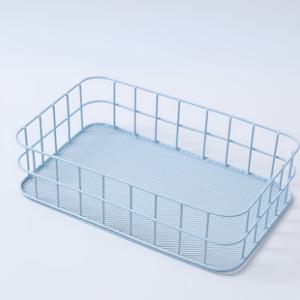 TEMU 노르딕 모던 메탈 데스크 바스켓 - 오픈 그리드 디자인, 다용도 수납용 (사무실, 주방, 드레서) - 튼튼한 메탈 프레임 & 오픈 탑 트레이, 공간 절약형 우아한 컨테이너 (간식, 문서, 선반 바스켓)