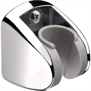 TEMU 벽걸이 샤워 브래킷 휴대용 샤워 헤드에 적합, 높이 조절 가능한 브래킷 - 대형 각도 조절 가능, 모든 공간 욕실에 적합 - 크롬 플레이트