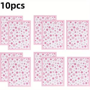 TEMU 10개입 벚꽃향 무향 펫 트레이닝 패드 - 두꺼운 방수 빠른 건조 강아지 소변패드, 강아지, 고양이, 토끼용, 냄새 제거 강아지 화장실 무지문 배변 훈련 패드 (일회용)
