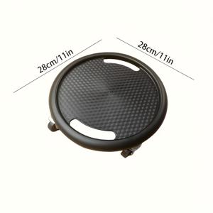 TEMU 바퀴가 달린 피트니스 디스크, 롤러 및 손잡이 디자인의 다기능 코어 운동 보드, 전신 근육 훈련을 위한 조용한 운동 장비, 내구성이 뛰어난 PP 및 스테인리스 스틸 재질, 헬스장 추가 장비