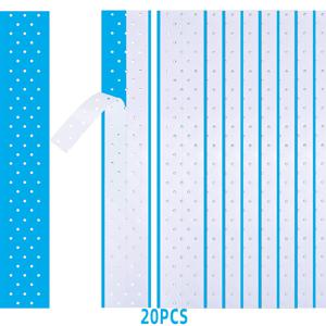 TEMU 구멍이 있는 양면 가발 테이프 5/8/10/20장 세트, 레이스 가발용 방수 투페이 테이프, 헤어 피스 및 연장용 통기성 레이스 접착 테이프