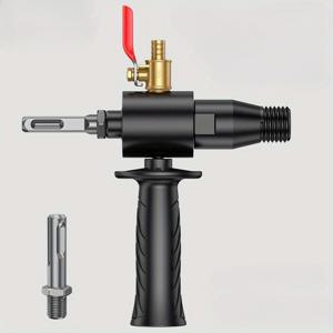 TEMU 1세트 전동 해머 물 주입 컨버터, 전동 해머 어댑터, SDS-PLUS/SQUARE 드릴 비트 어댑터, 연결 로드 도구가 있는 드릴에 물을 추가하는 장치, M22 나사산 원형/사각 생크 컨버터, 전동 해머와 호환