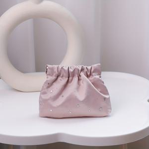 TEMU 다목적 자동 밀봉 갤럭시 샤터드 메이크업 백 립스틱 케이스, 동전 지갑