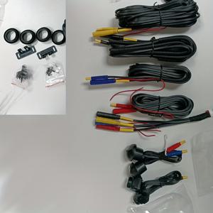 TEMU 4개/세트 360도 자동차 안전 카메라 시스템 - FHD/HD 야간 투시 기능, 범용 후방 및 측면 뷰, 배터리 불필요, 차량 라디오 호환, 물고기눈 렌즈, 넓은 시야각, 자동차 액세서리