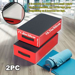 TEMU 바벨 충격 흡수 패드 2개 세트, 헬스용 두꺼운 쿠션 매트, 스쿼트 웨이트리프팅 플랫폼, 안티-스매시 웨이트리프팅 패드, 소음 방지 및 진동 감소 장비, 충돌 방지 바닥 매트|바벨