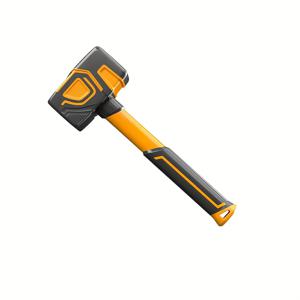 TEMU 연결형 사각 머리 고무 망치, 통합형 고무 망치, 인체공학적 고무 손잡이, 다기능 플라스틱 망치, 사용하기 쉬움, 설치 망치, 바닥 타일 시공용 타일 설치 망치, 가정 개조 및 산업에 적합