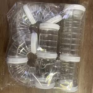 TEMU 햄스터 튜브 세트, 8개 투명 곡선 파이프 애완동물 케이지 터널 DIY 창의적 연결 터널 외부 스포츠 튜브 쥐 햄스터 및 소형 동물용