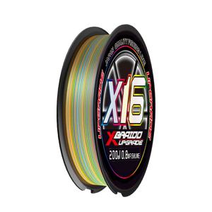 TEMU 16합 PE 땋은 낚싯줄 | 150m/200m 혼합 색상, 바다 낚시 및 플랫폼 낚시용