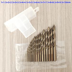 TEMU M35 고속도강 크롬 사다리형 드릴 (원형 손잡이) - 스테인리스 스틸, 주철, 나무 및 플라스틱에 적합 - 튼튼하고 정확하게 사이즈 가이드로 표시, 금속용 코발트 드릴 비트 세트