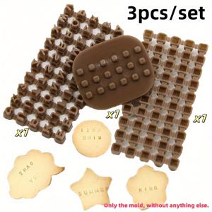 TEMU 파틸원 3-in-1 세트 - 도자기/폴리머/클레이/비누용 DIY 텍스처링, 홈 액티비티 및 교육 프로젝트를 위한 도자기 몰드, 글자 스탬프, 숫자 스탬프, 심볼 스탬프