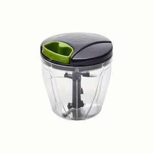 TEMU 스테인리스 스틸 마늘 다지기 기계 1개 - 당기기 쉬운 로프 디자인의 수동 식품 가공기 겸용 다용도 чопе르 - 내구성 좋은 야채, 과일, 견과류, 허브 슬라이서 - 필수 주방 액세서리|마늘다지기|야채다지기