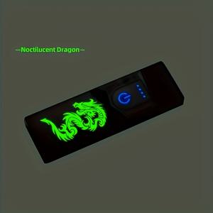 TEMU 방풍 USB 터치 라이터, ABS 소재의 휴대용 전자 점화기 - 캠핑, 발렌타인데이, 추수감사절, 할로윈 및 아버지날을 위한 이상적인 선물