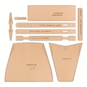 TEMU 1세트 크래프트 페이퍼 디자인 패턴, 핸드 스티치 템플릿 DIY 여성용 토트백/숄더백 종이 몰드