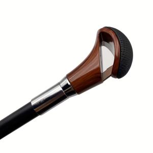 TEMU 복숭아 나무결 손잡이 1개, 2단 보행 스틱, 스타일리시한 의류 장식 보조대, 우아한 롤플레잉 보조대, 가볍고 휴대 가능, 남녀 모두에게 적합하며 야외 하이킹, 캠핑, 등반에 적합