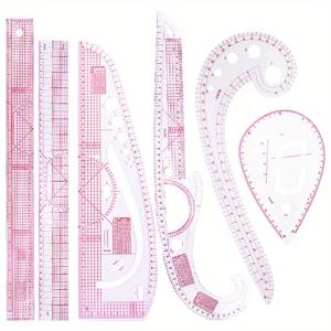 TEMU 3개/6개 곡선 커팅 자 소프트 퀼팅 자 재봉틀 도구 키트 측정 재단 드로잉 템플릿 DIY 재봉 액세서리