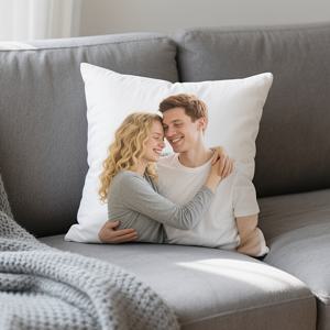 TEMU 1개 맞춤형 사진 베개커버, 생일, 어버이날, 크리스마스, 추수감사절, 발렌타인데이를 위한 독특한 홈 데코 선물, 로맨틱 커플 디자인, 독특한 선물 아이디어|로맨틱 베개커버|지퍼형 베개커버, 장식용 베개|베개커버